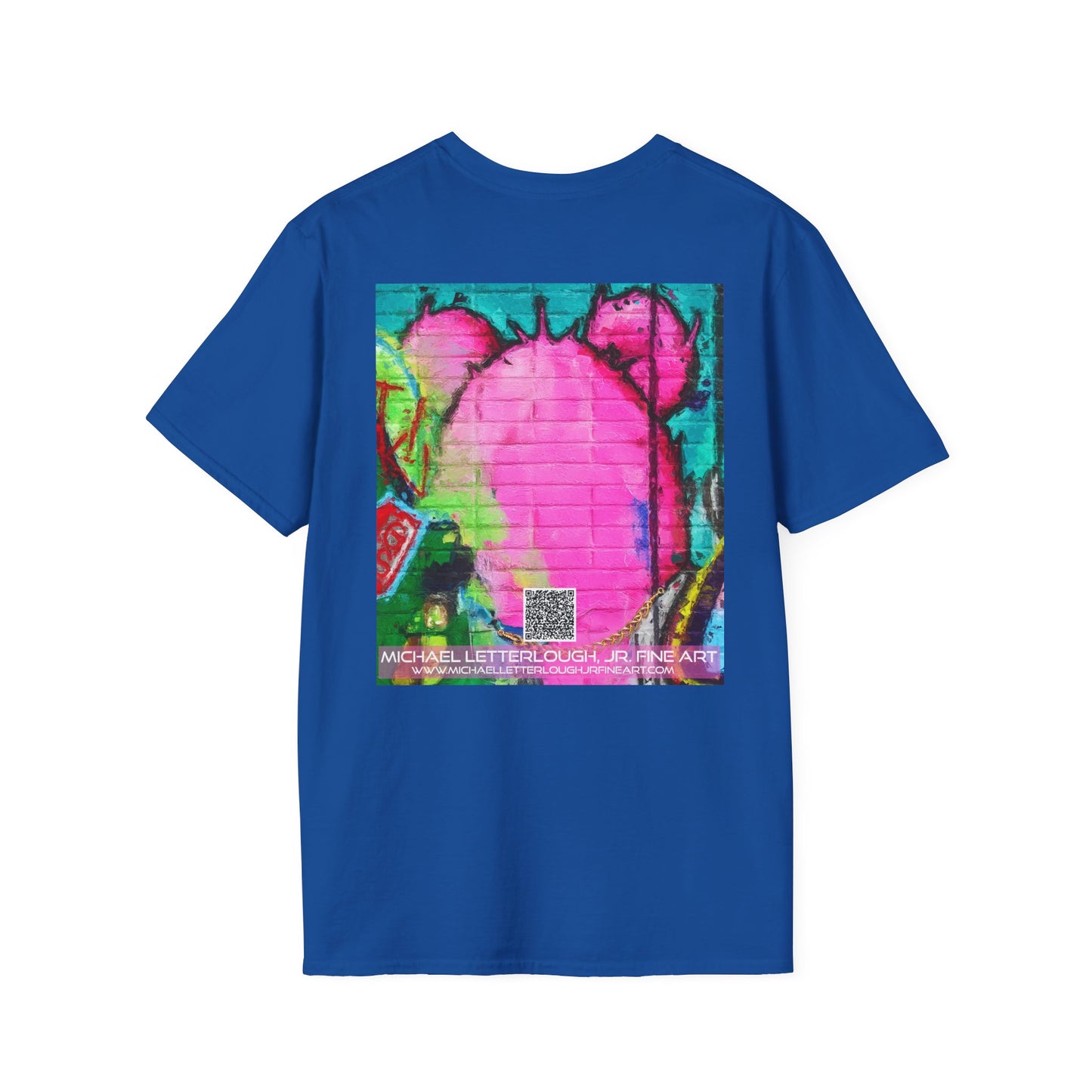 Graffiti Pink Bear Unisex T-Shirt - Artistic Fine Art Tee