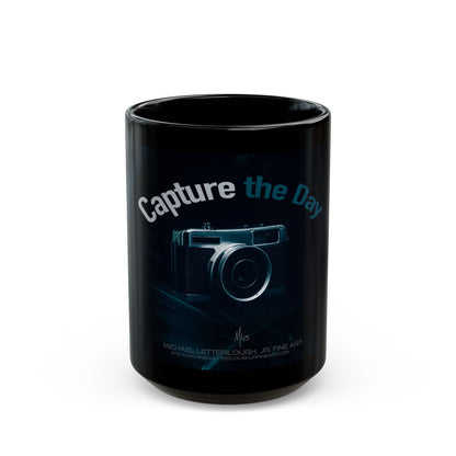 Vintage Camera Black Mug - Perfect Gift for Photography Lovers - 11oz & 15oz Options